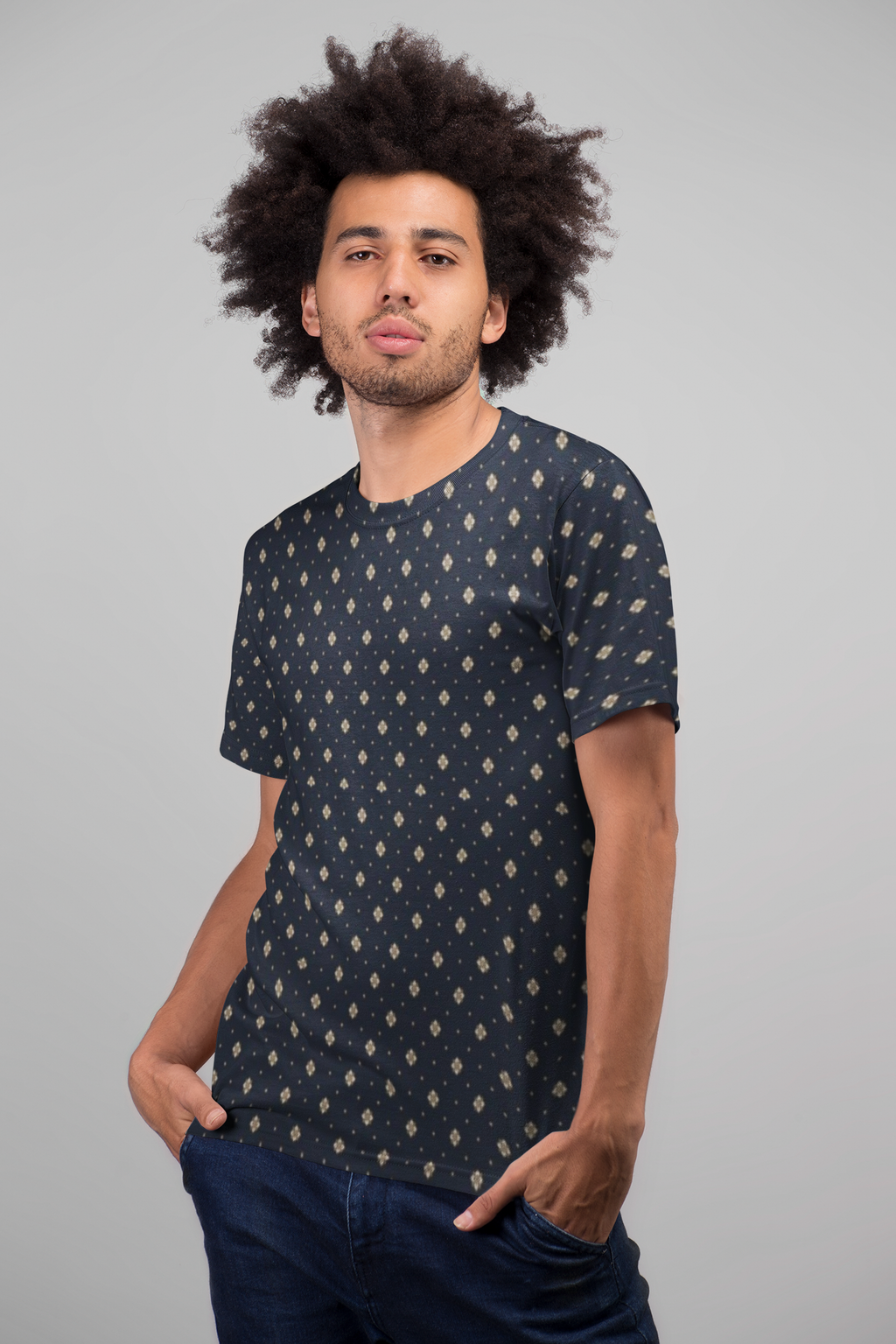 Graphics Tshirt (AOP) White stitching 4 oz. S
