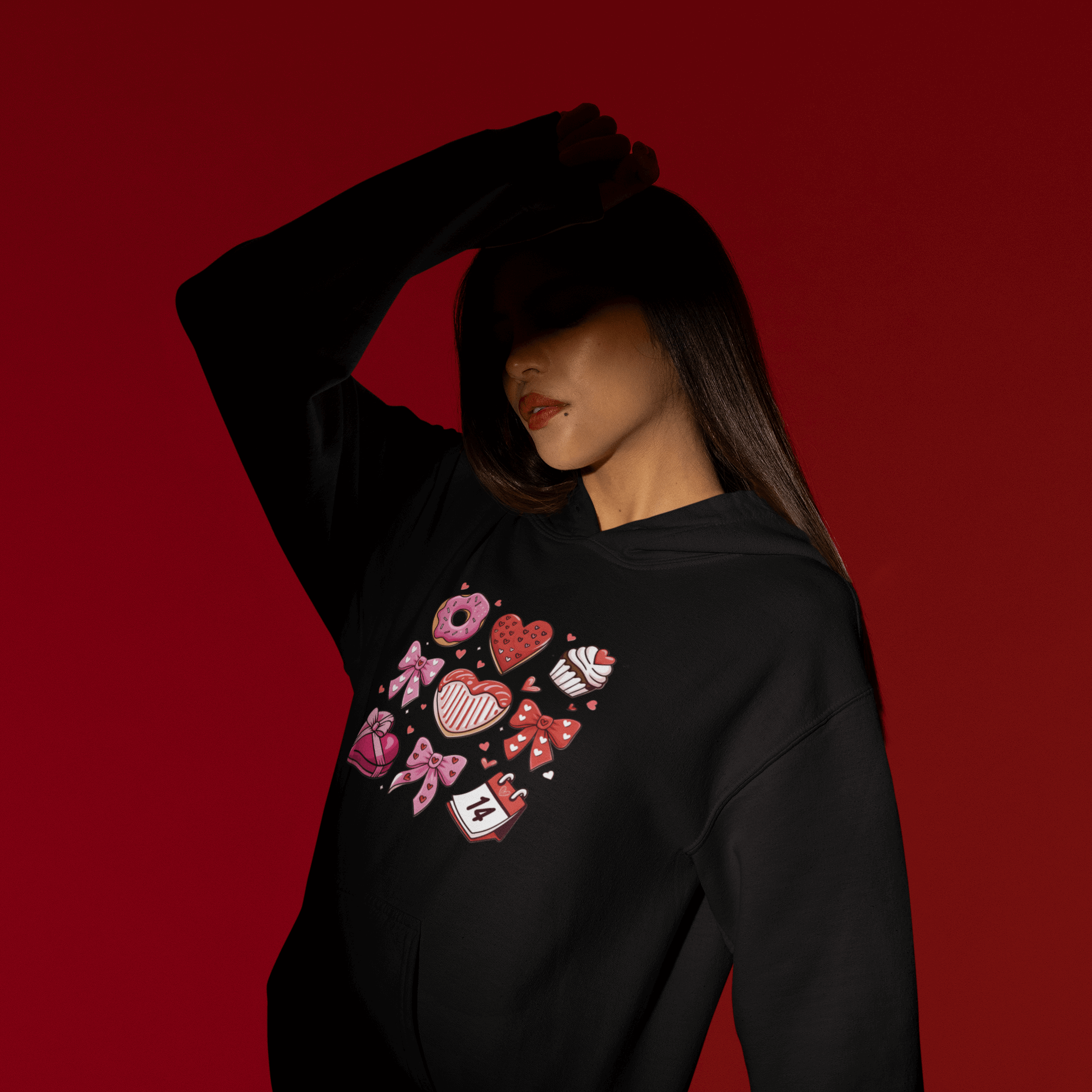 valentine sweatshirt